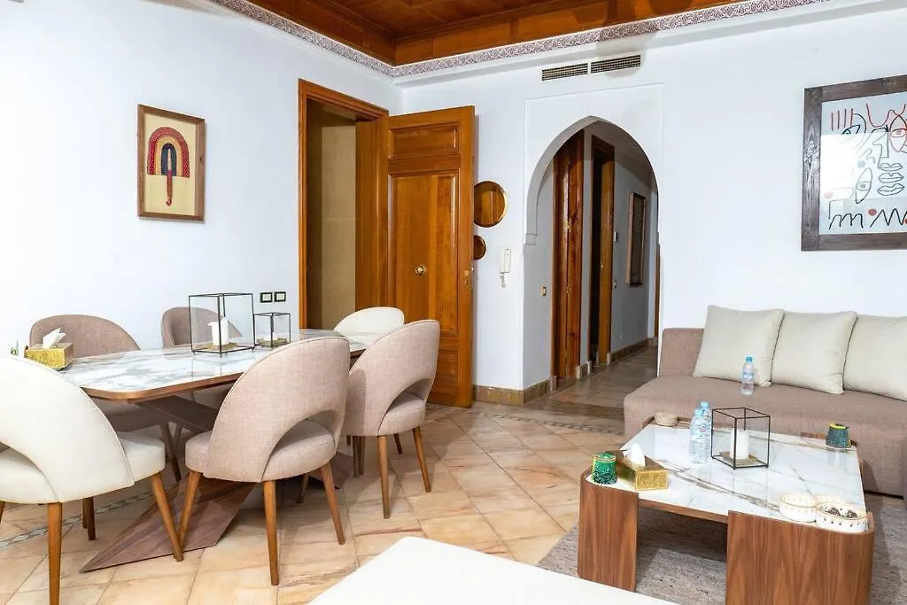 Serenity In La Palmeraie: 2-Bed Apartment 马拉喀什 0*,  摩洛哥